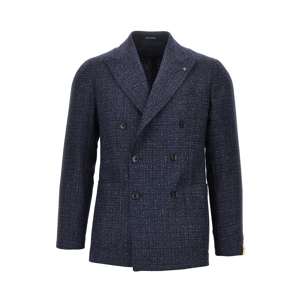 Tagliatore Men Tweed Double-Breasted Jacket