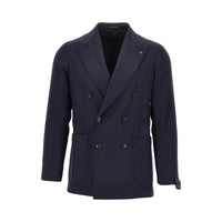 Tagliatore Men Virgin Wool Double-Breasted Jacket