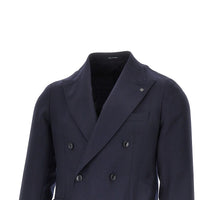 Tagliatore Men Virgin Wool Double-Breasted Jacket
