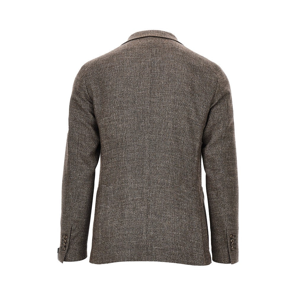 TAGLIATORE Tagliatore Men Mouliné Wool-Blend Single-Breasted Jacke