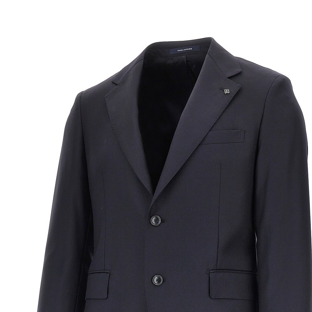 TAGLIATORE Tagliatore Men Virgin Wool Two-Pieces Tailored Suit