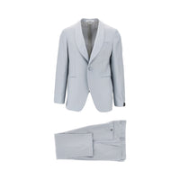 Tagliatore Men Virgin Wool Single-Breasted Tailored Suit