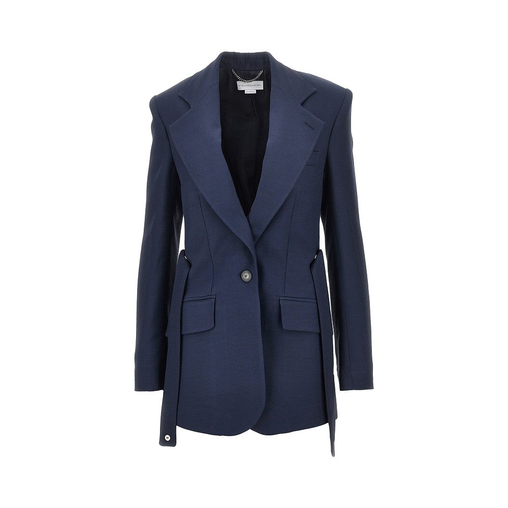 Stella Mccartney Women Single-Breasted Jacket With Press-Studs Belt