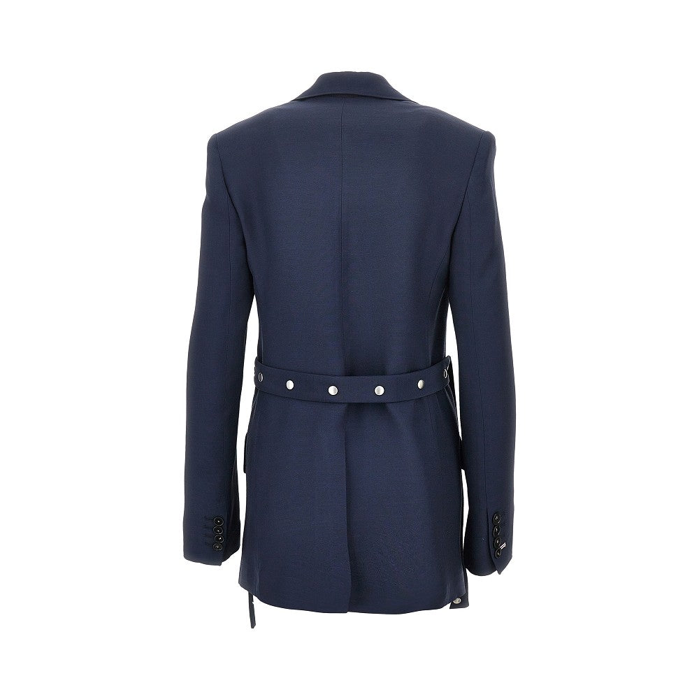 Stella Mccartney Women Single-Breasted Jacket With Press-Studs Belt