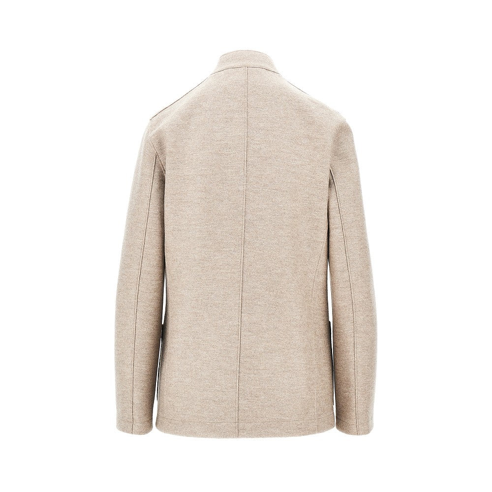 Harris Wharf London Women Pressed Wool Nehru Jacket