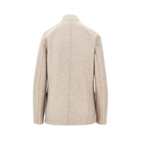 Harris Wharf London Women Pressed Wool Nehru Jacket