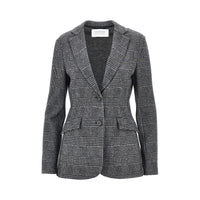 HARRIS WHARF LONDON Harris Wharf London Women Prince Of Wales Single-Breasted Jacket