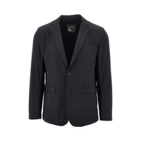 Herno Men Nylon Twill Single-Breasted Jacket