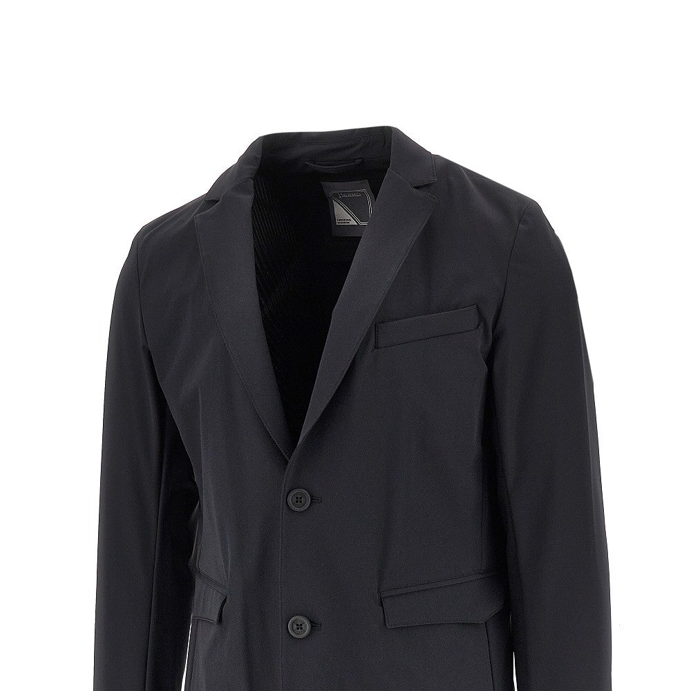 Herno Men Nylon Twill Single-Breasted Jacket