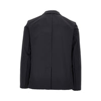 Herno Men Nylon Twill Single-Breasted Jacket