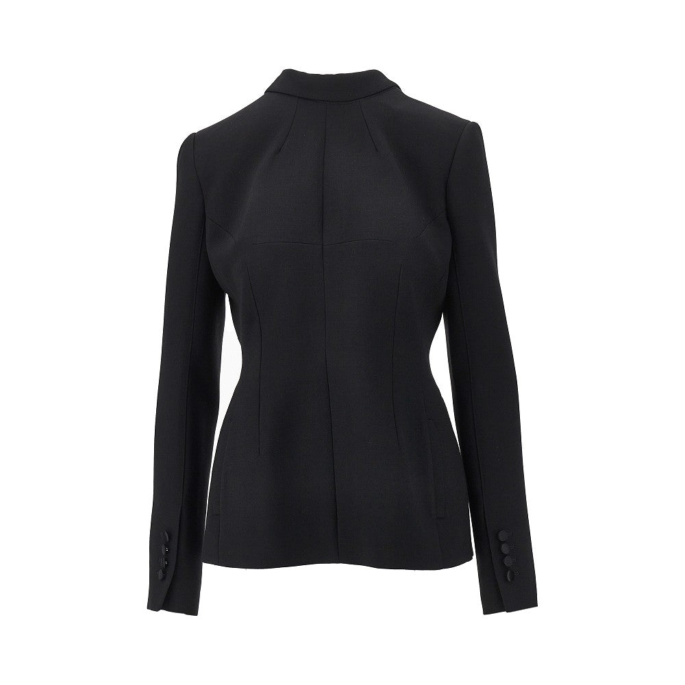 Dolce&Gabbana Women Wool Double Crepe Back To Front Jacket