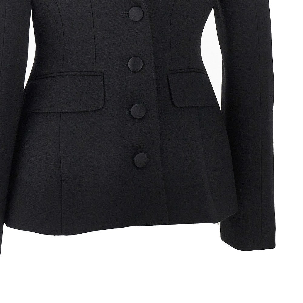 Dolce&Gabbana Women Wool Double Crepe Back To Front Jacket