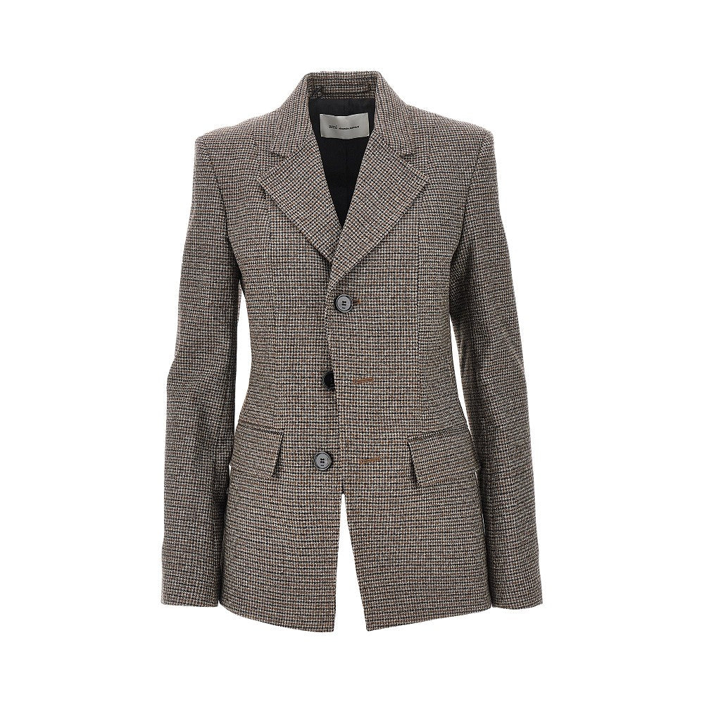 AMI Ami Women Houndstooth Single-Breasted Jacket