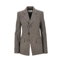 AMI Ami Women Houndstooth Single-Breasted Jacket