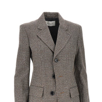 AMI Ami Women Houndstooth Single-Breasted Jacket