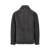 Herno Men Suede And Shearling Effect Jacket