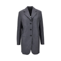 Jil Sander Women Fil-À-Fil Wool Tailored Jacket