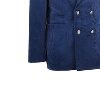 Brunello Cucinelli Men Corduroy Double-Breasted Jacket