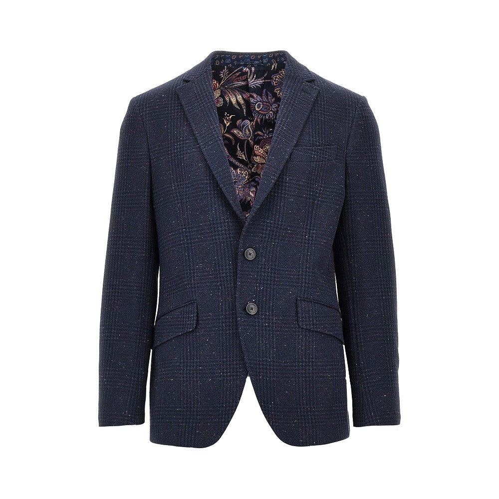Etro Men Mouliné Tweed Single-Breasted Jacket