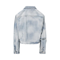 Dsquared2 Men Vintage Effect Denim Jacket