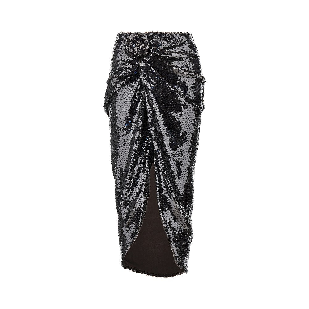 Rotate Women Sequinned Midi Skirt