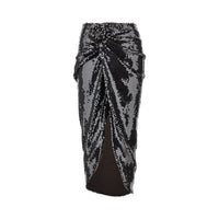 Rotate Women Sequinned Midi Skirt