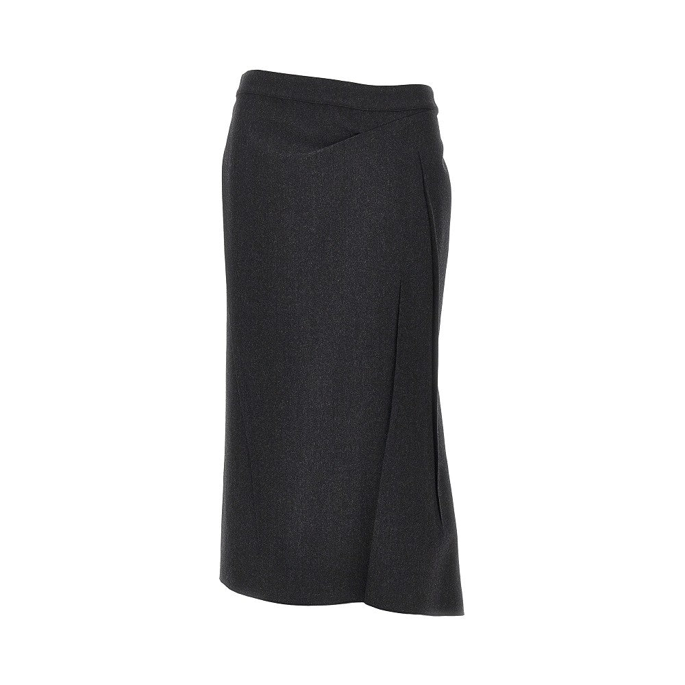 VICTORIA BECKHAM Victoria Beckham Women Pressed Flannel Midi Skirt