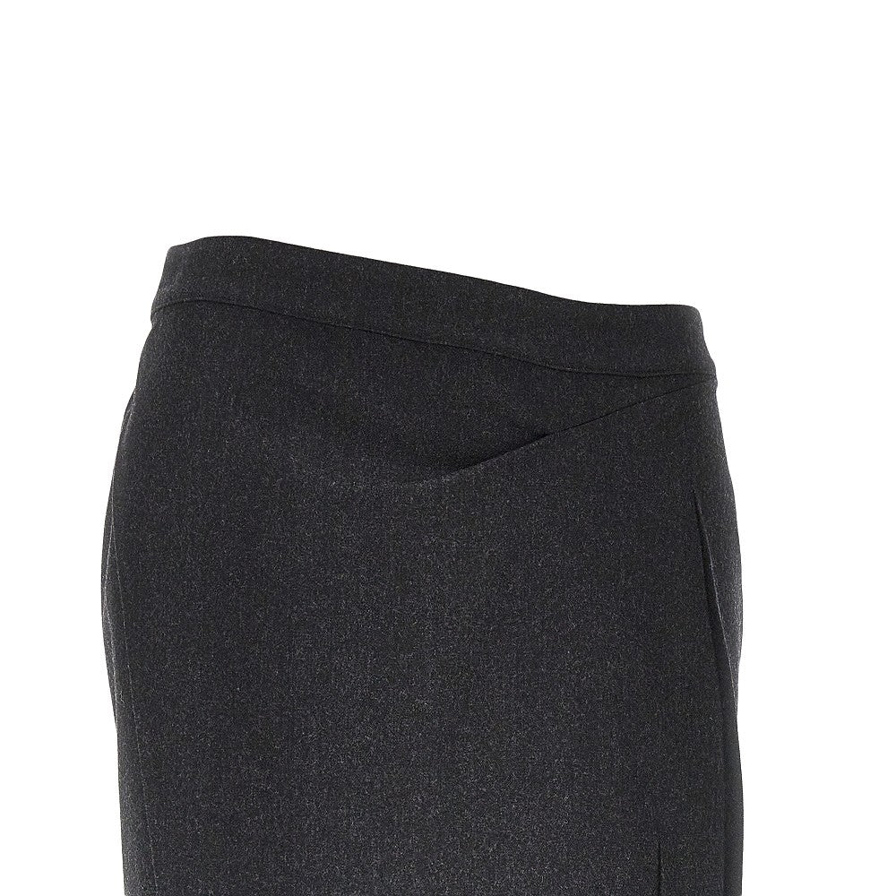 VICTORIA BECKHAM Victoria Beckham Women Pressed Flannel Midi Skirt