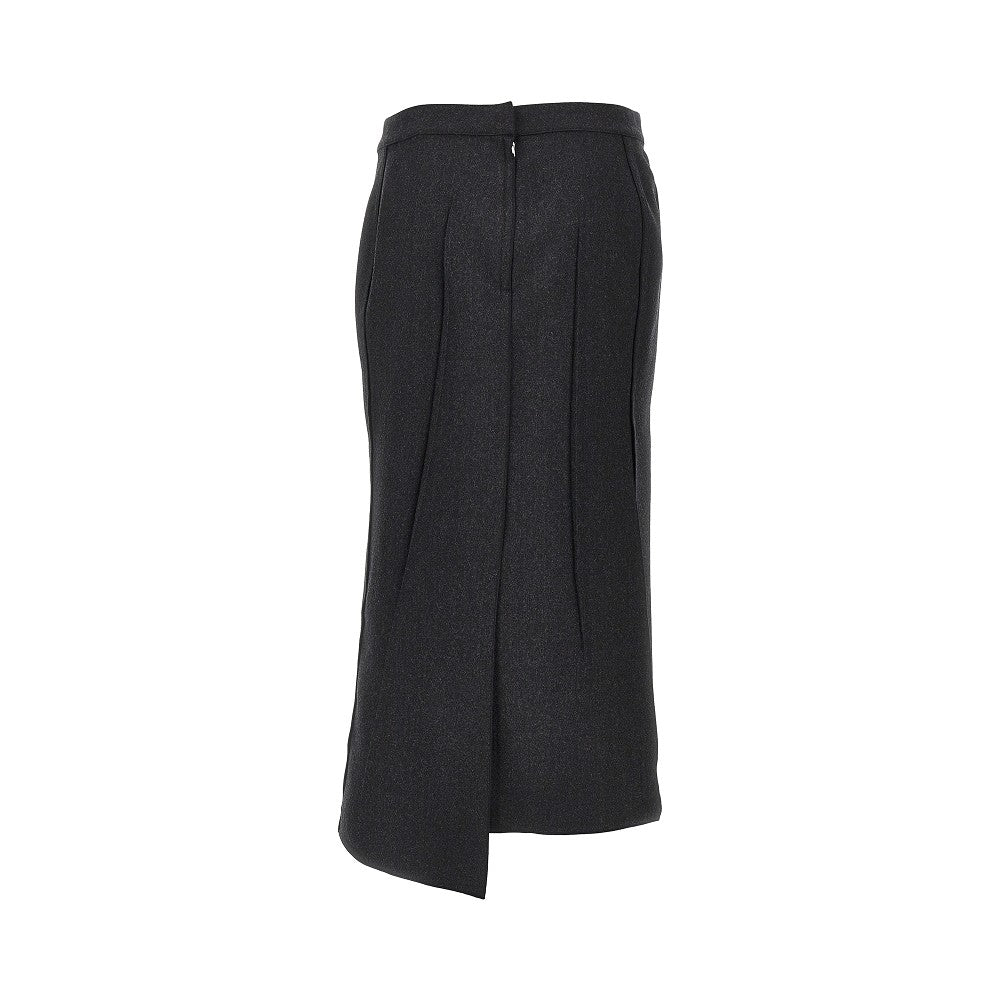 VICTORIA BECKHAM Victoria Beckham Women Pressed Flannel Midi Skirt