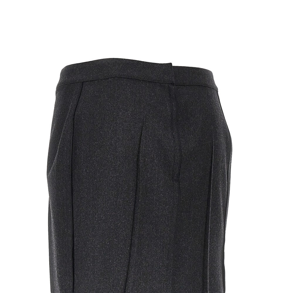 VICTORIA BECKHAM Victoria Beckham Women Pressed Flannel Midi Skirt