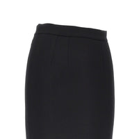 Dolce&Gabbana Women Stretch Wool Midi Skirt