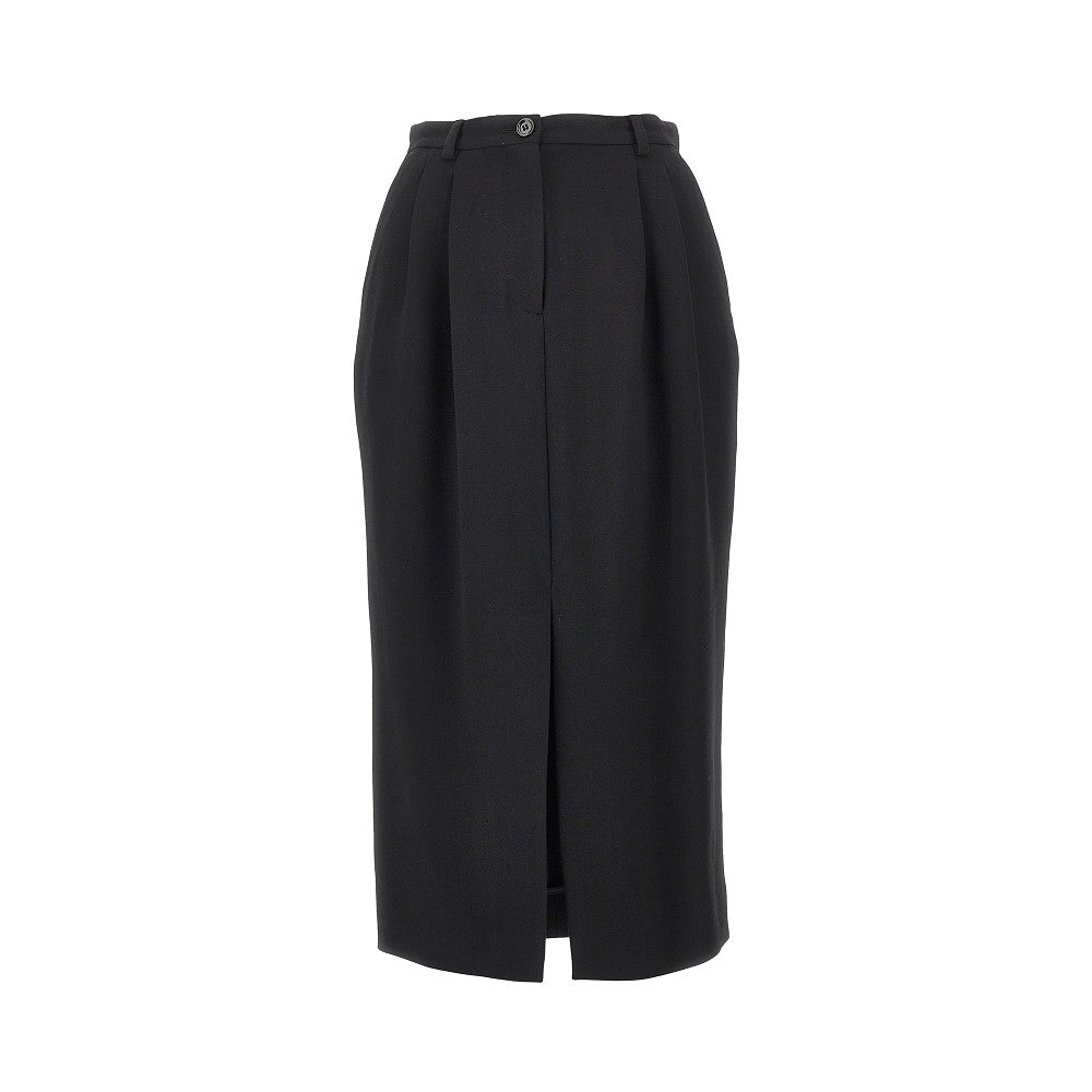 Dolce&Gabbana Women Grain De Poudre Wool Skirt