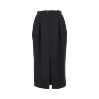 Dolce&Gabbana Women Grain De Poudre Wool Skirt