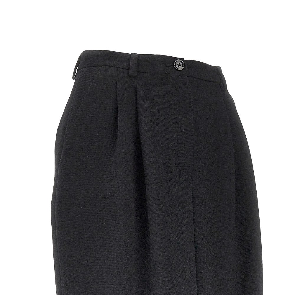 Dolce&Gabbana Women Grain De Poudre Wool Skirt