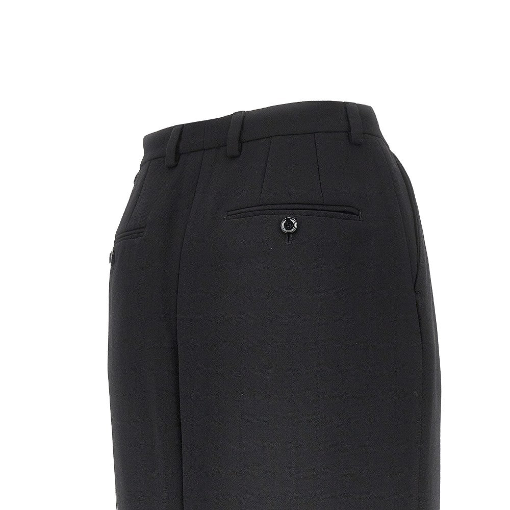 Dolce&Gabbana Women Grain De Poudre Wool Skirt