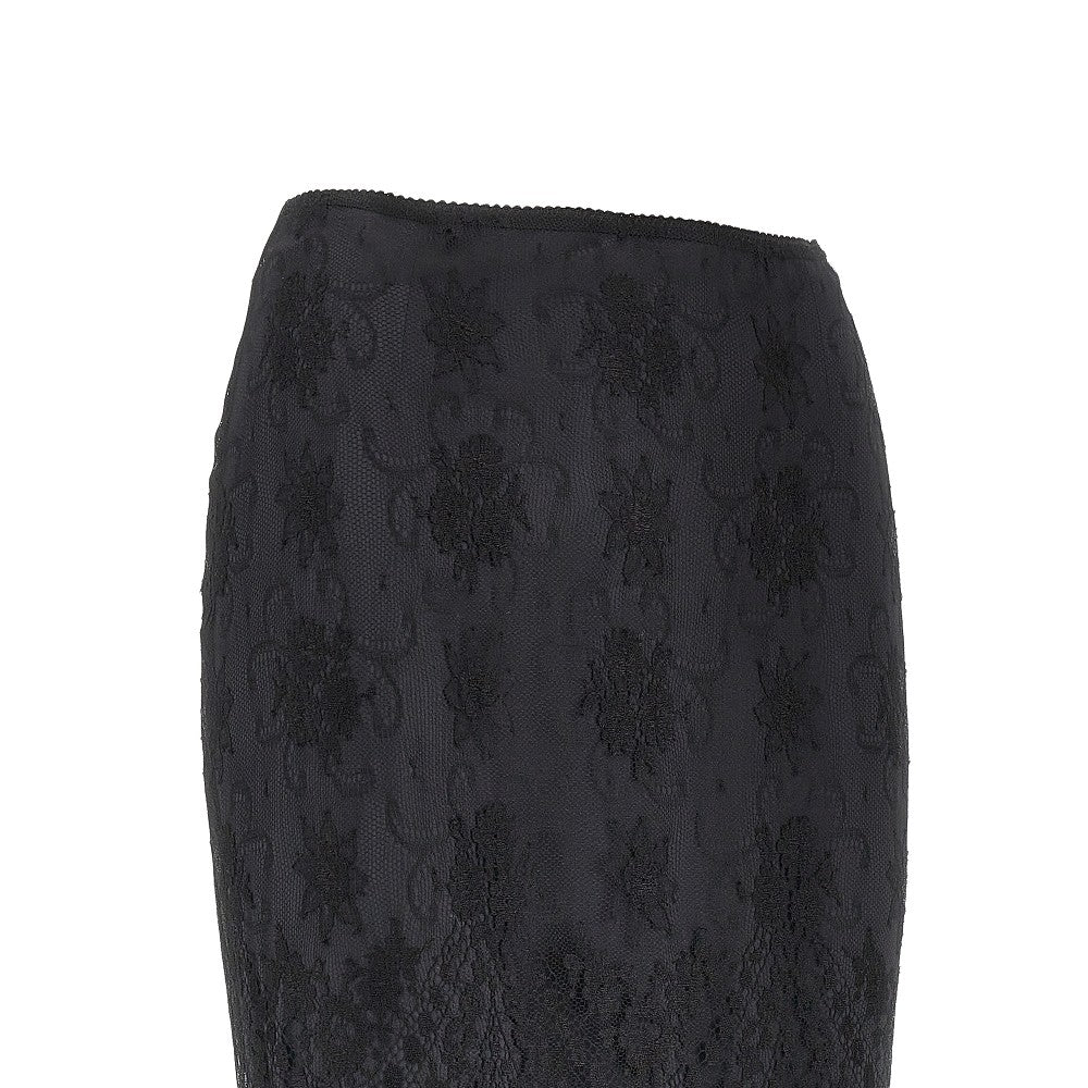 Dolce&Gabbana Women Chantilly Lace Midi Skirt