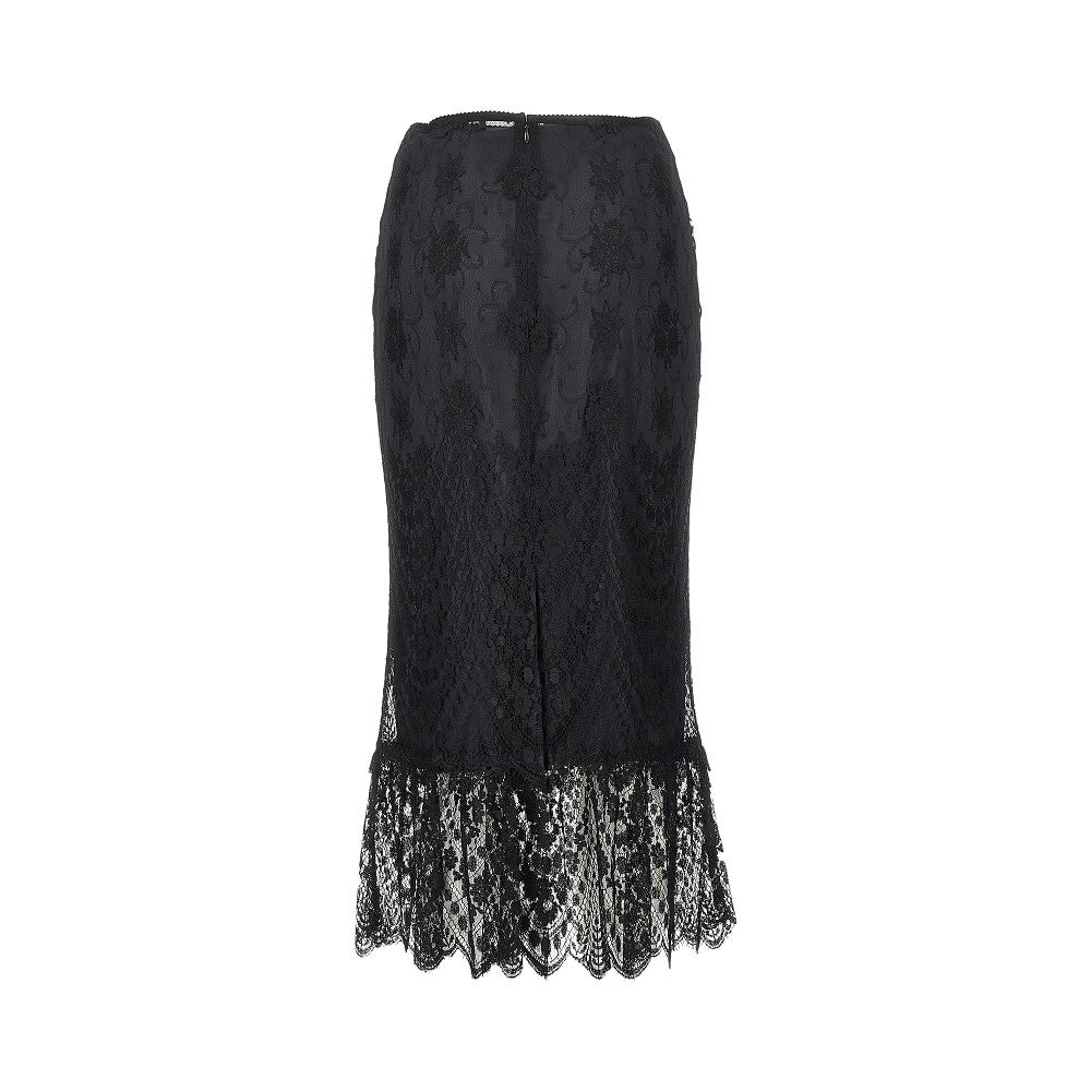 Dolce&Gabbana Women Chantilly Lace Midi Skirt