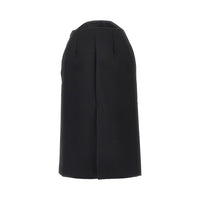 Jil Sander Women Sablé Wool Midi Skirt