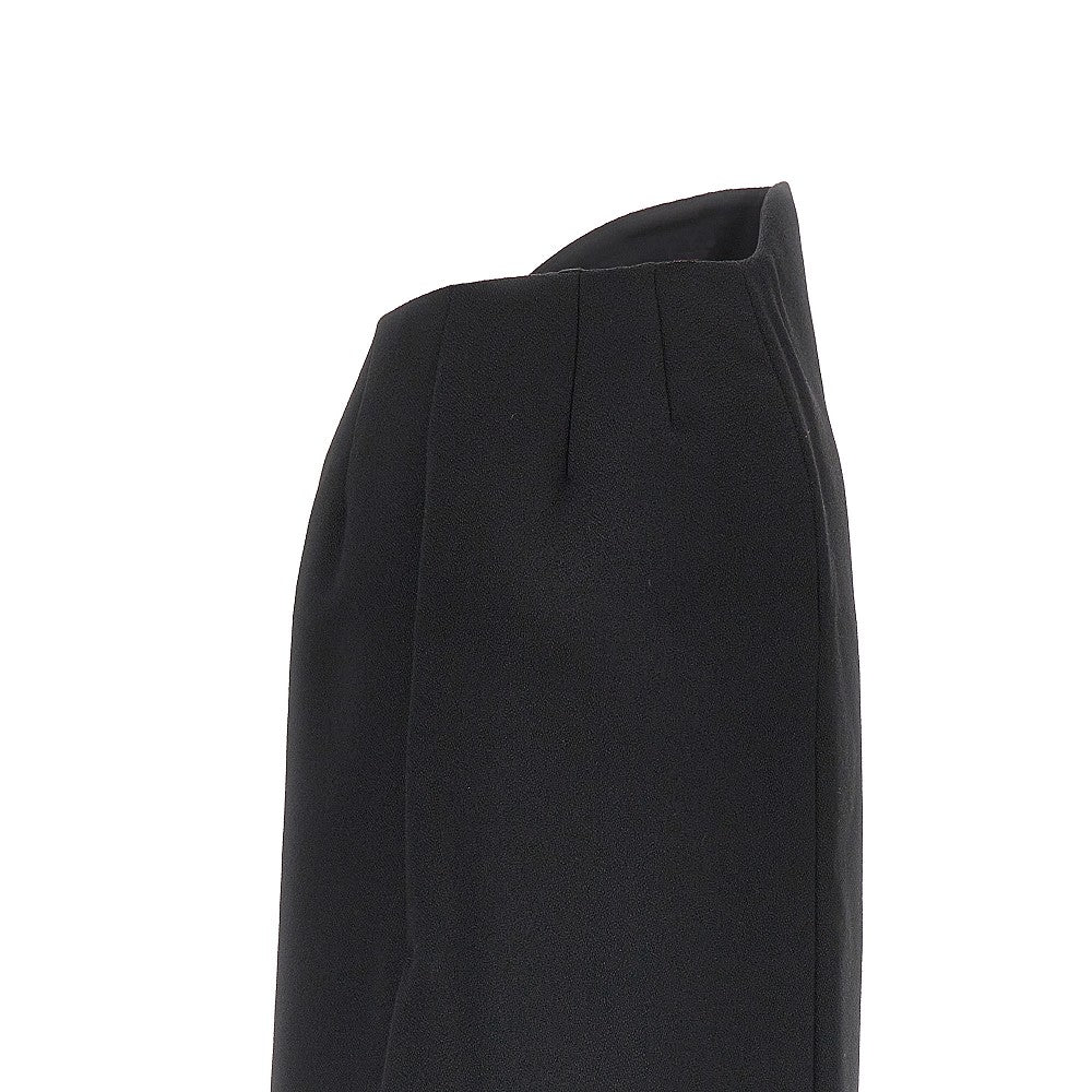 Jil Sander Women Sablé Wool Midi Skirt