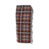 Guest In Residence Women Plaid Wrap Midi Skirt