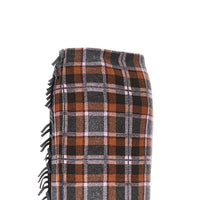 Guest In Residence Women Plaid Wrap Midi Skirt