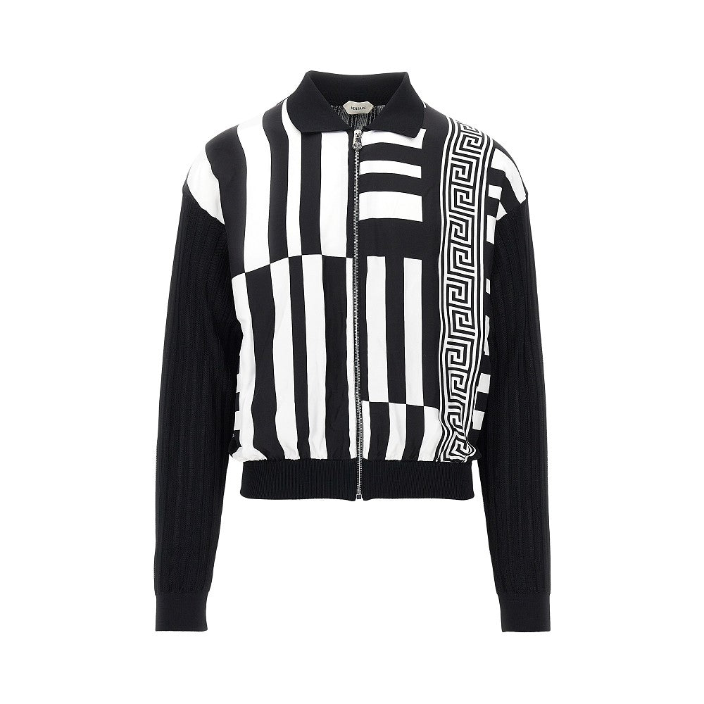 Versace Men Cardigan With Sylvester Print