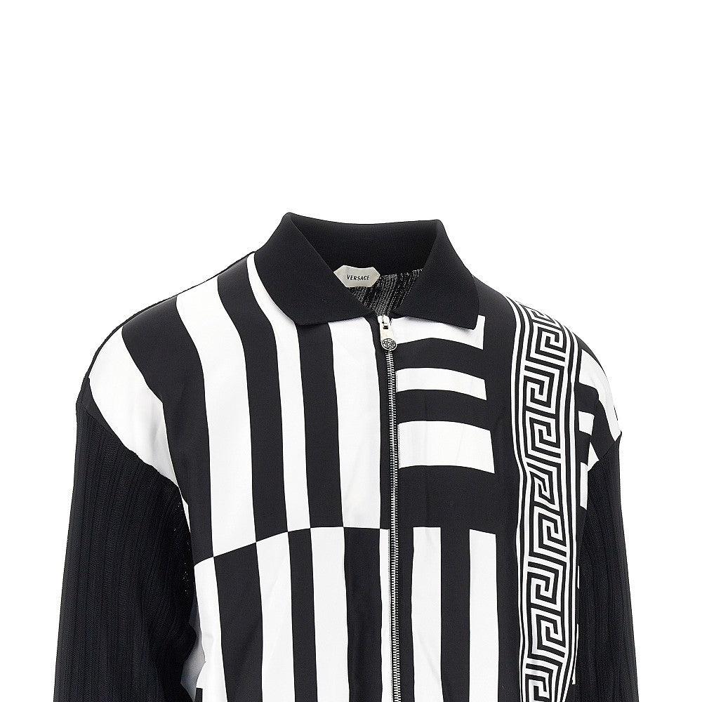 Versace Men Cardigan With Sylvester Print