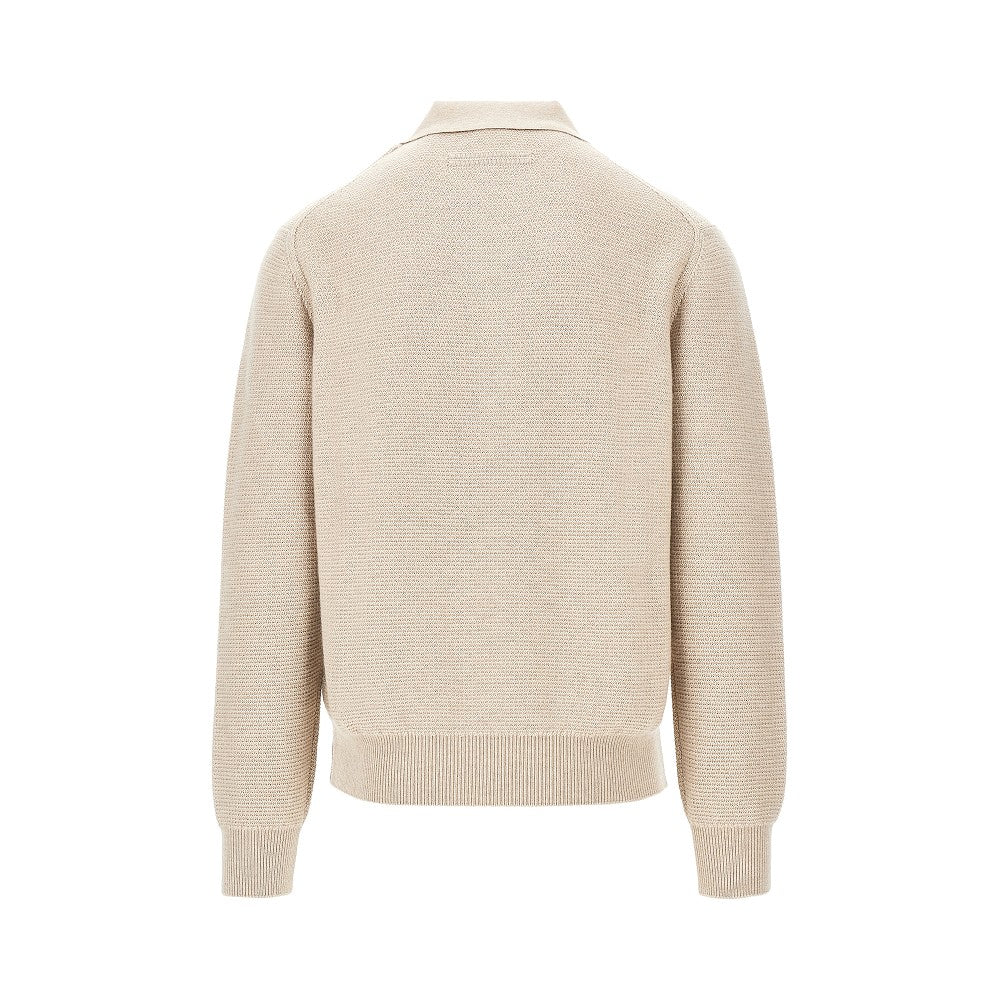 Zegna Men Oasi Cashmere Polo Sweater
