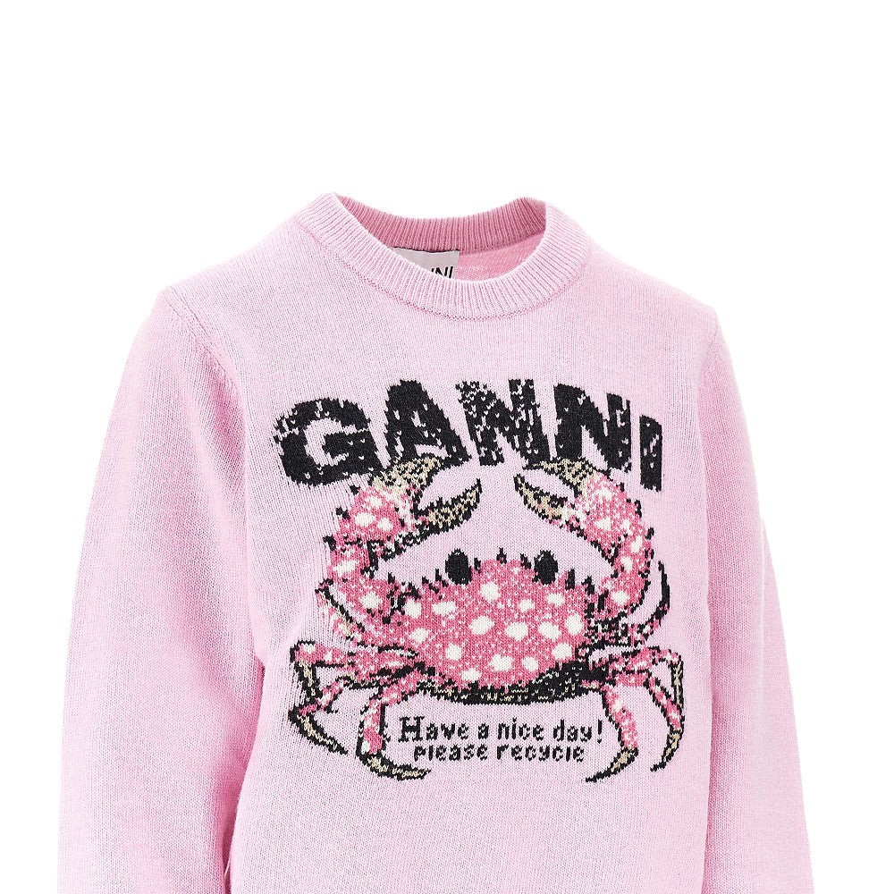 Ganni Women 'Crab' Wool-Blend Sweater