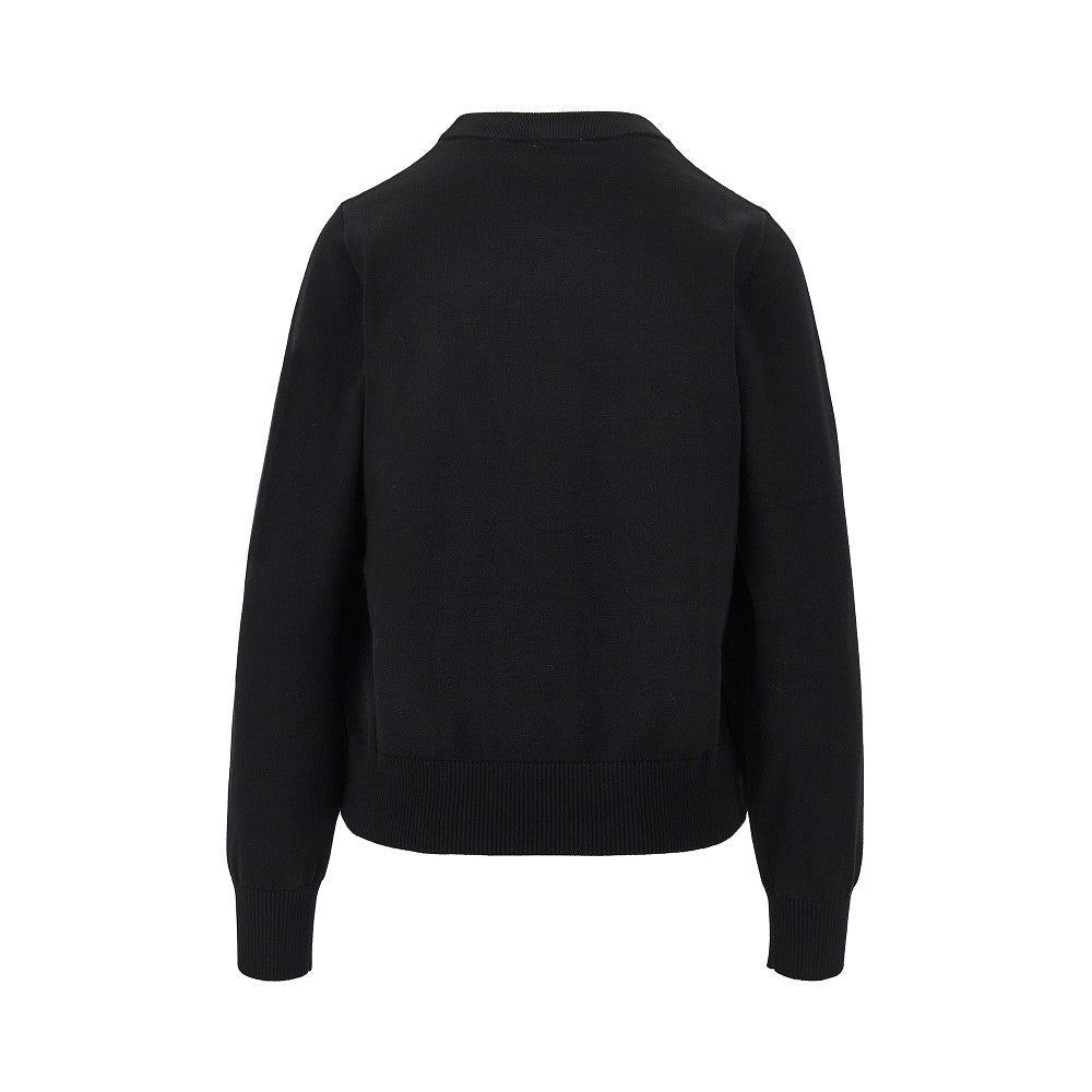 Ganni Women Cotton Knitting 'Banana' Sweater