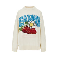 GANNI Ganni Women 'Strawberry' Wool-Blend Sweater