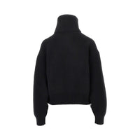 Alaia Women Wool And Cashmere Trucker Sweater
