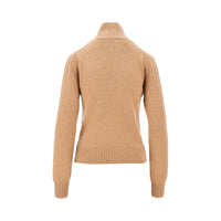 Ami Women Cashmere Standing Collar Sweater