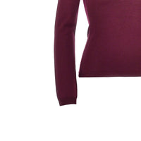 Jil Sander Women Wool Sweater With Back Slash